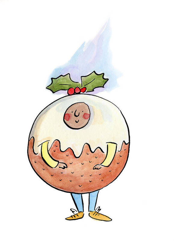 Christmas Pudding 1 - Art Print