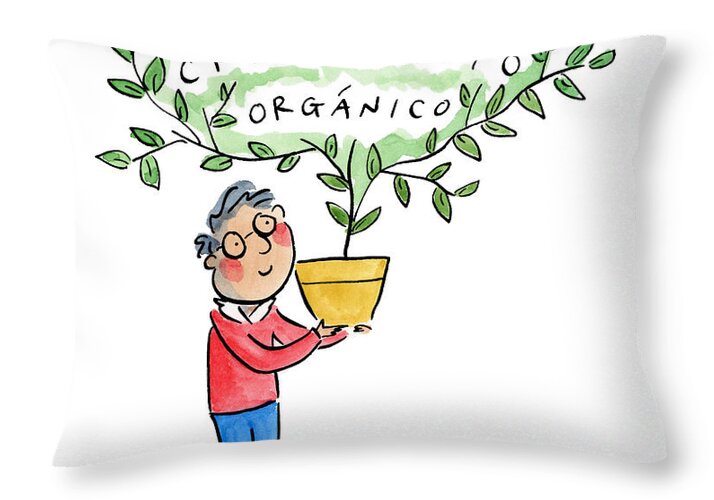 Crecimiento Organico 1 - Throw Pillow