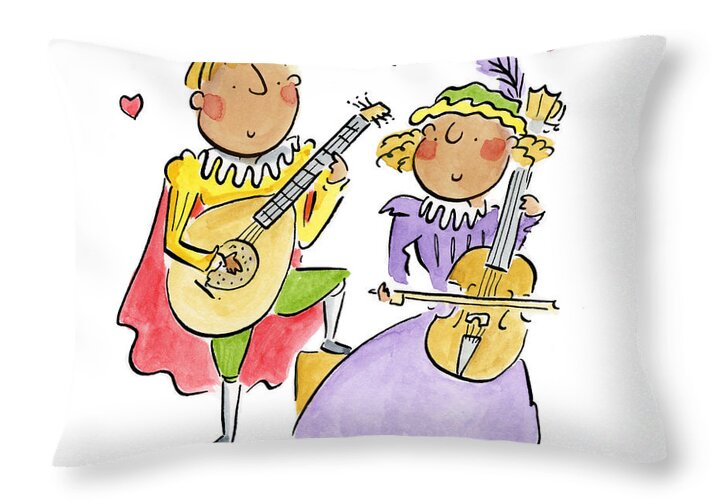 If music be the food of love 1 - Throw Pillow