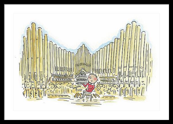 Organist 1 - Framed Print