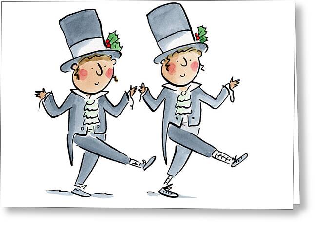 Victorian Christmas 1 - Greeting Card