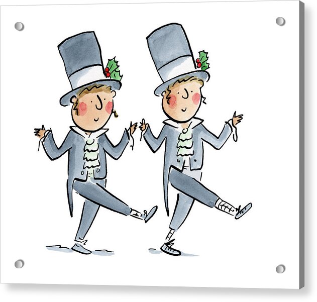 Victorian Christmas 1 - Acrylic Print