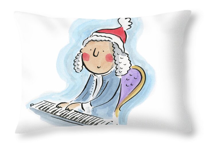 Bach for Christmas - Throw Pillow