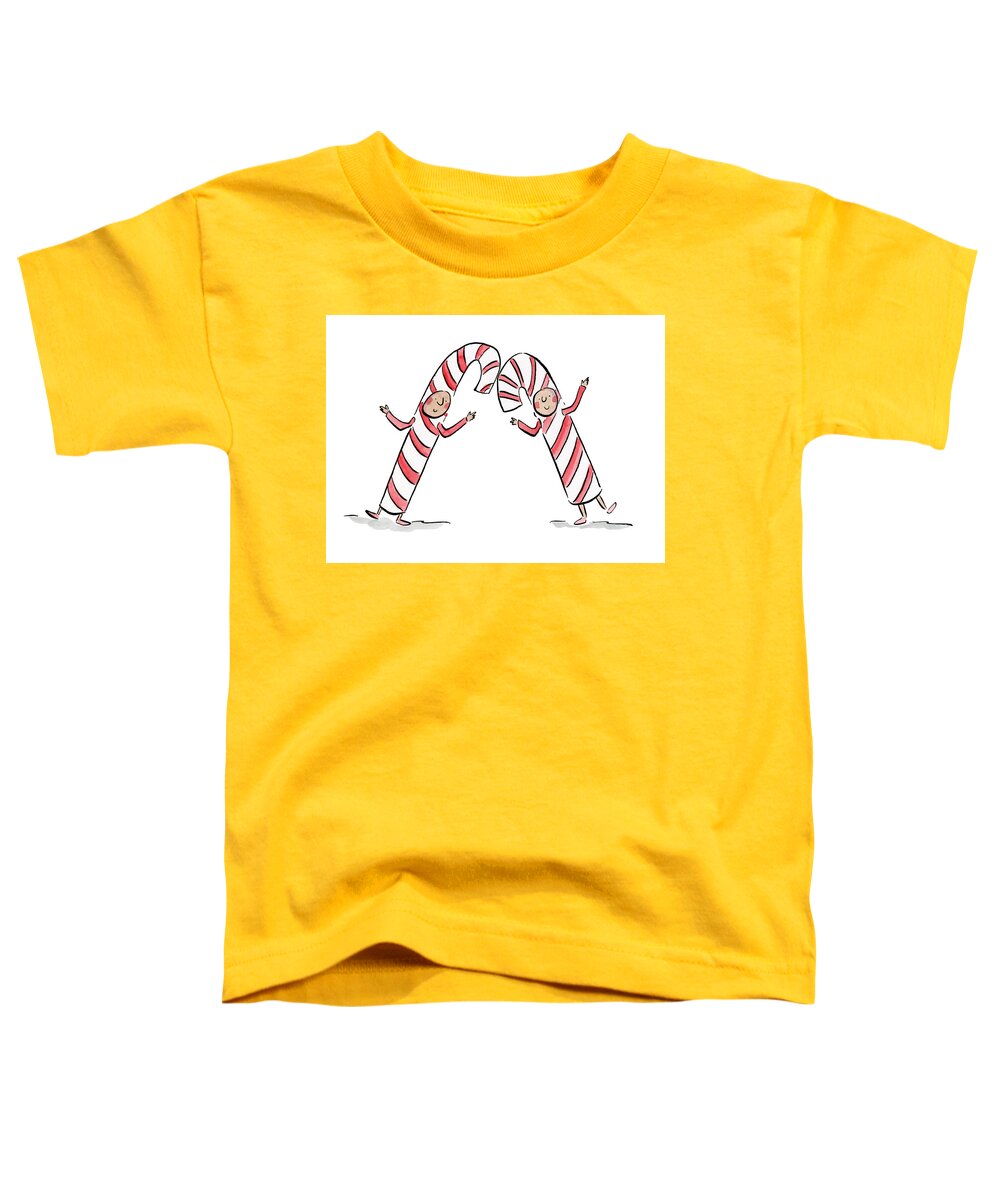Candy Canes - Toddler T-Shirt