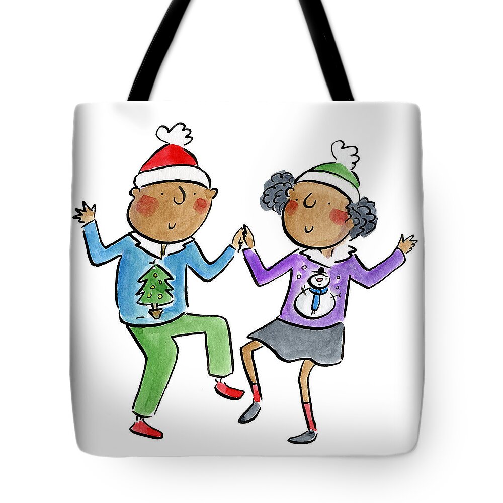 Christmas dancing - Tote Bag
