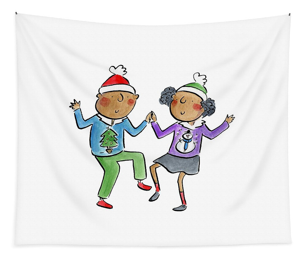 Christmas dancing - Tapestry