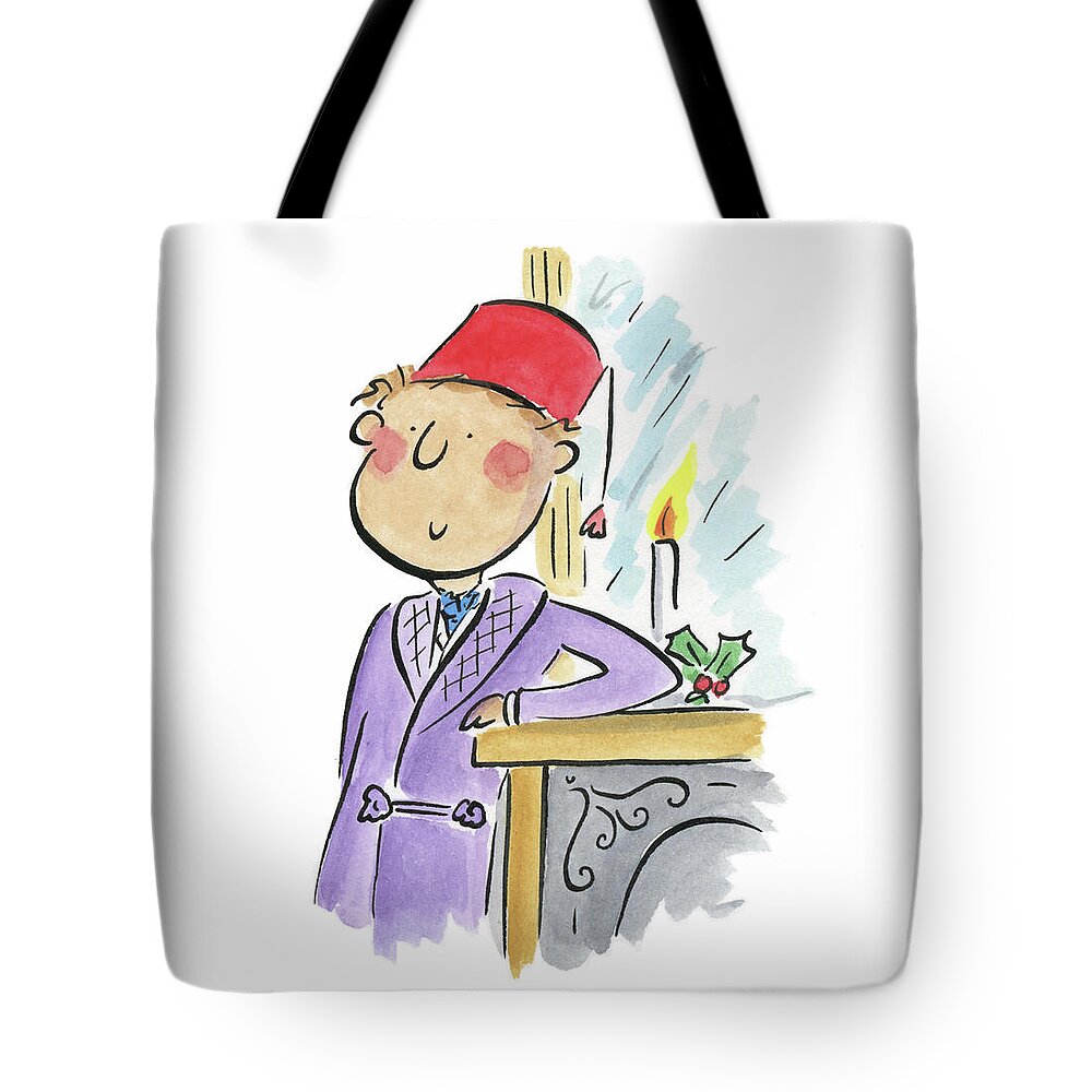 Christmas Fireplace - Tote Bag