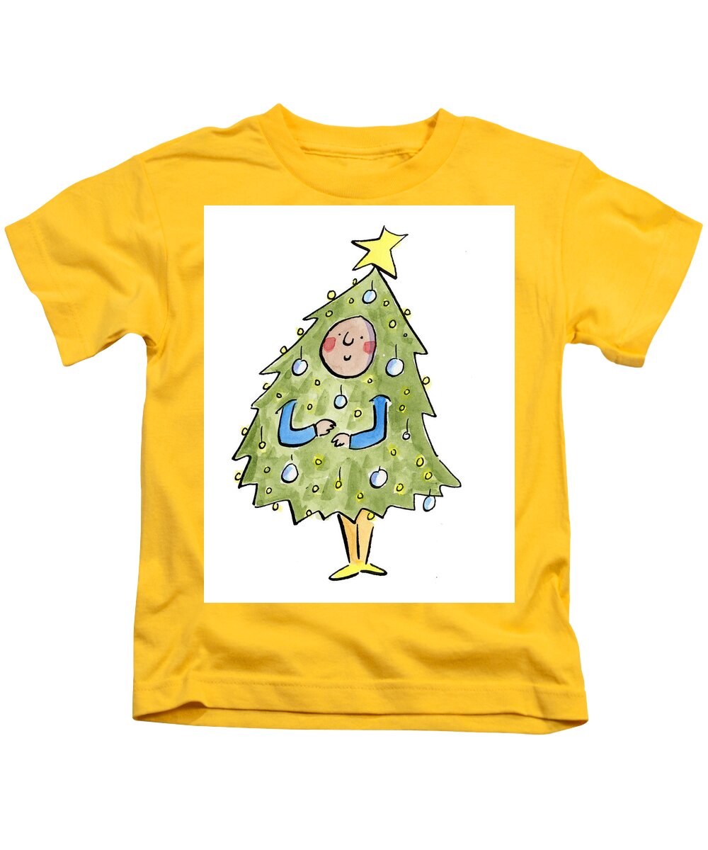 Christmas Tree Outfit - Kids T-Shirt