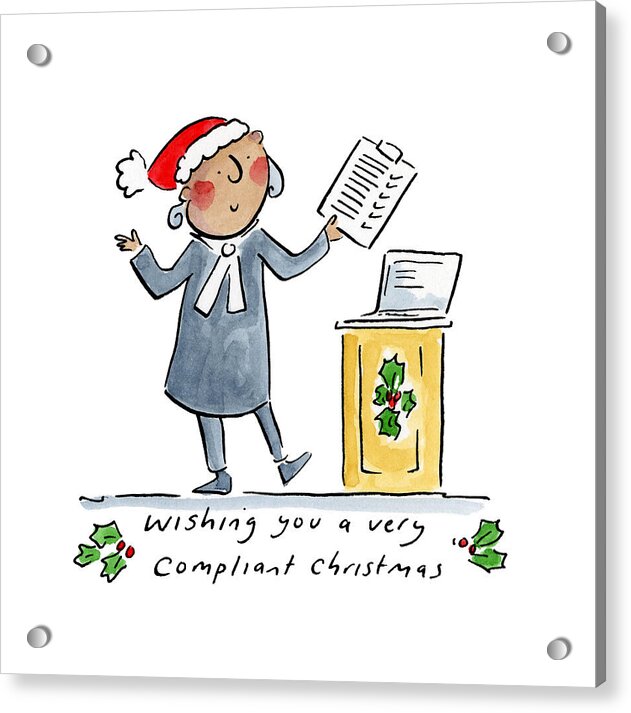 Compliant Christmas - Acrylic Print