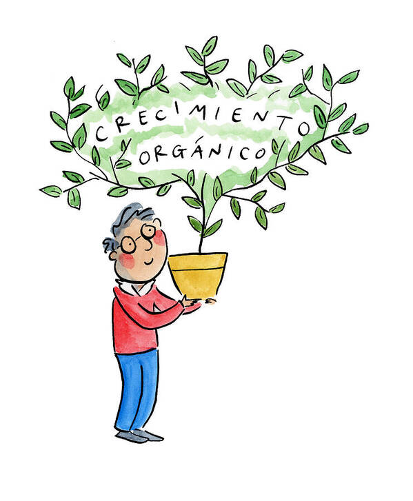 Crecimiento organico - Art Print