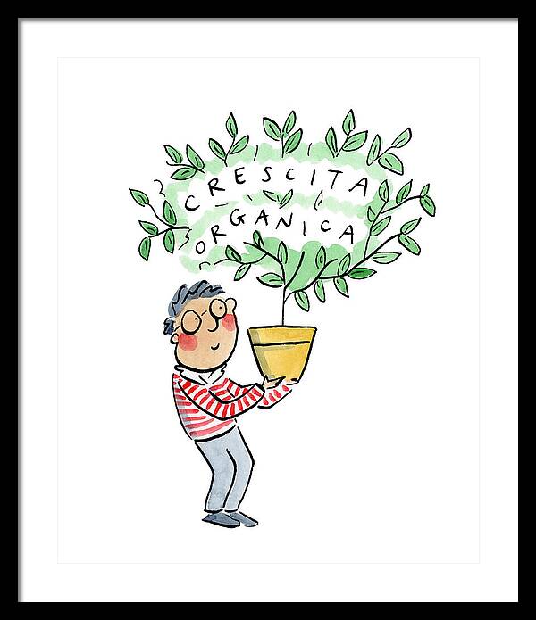 Crescita Organica - Framed Print