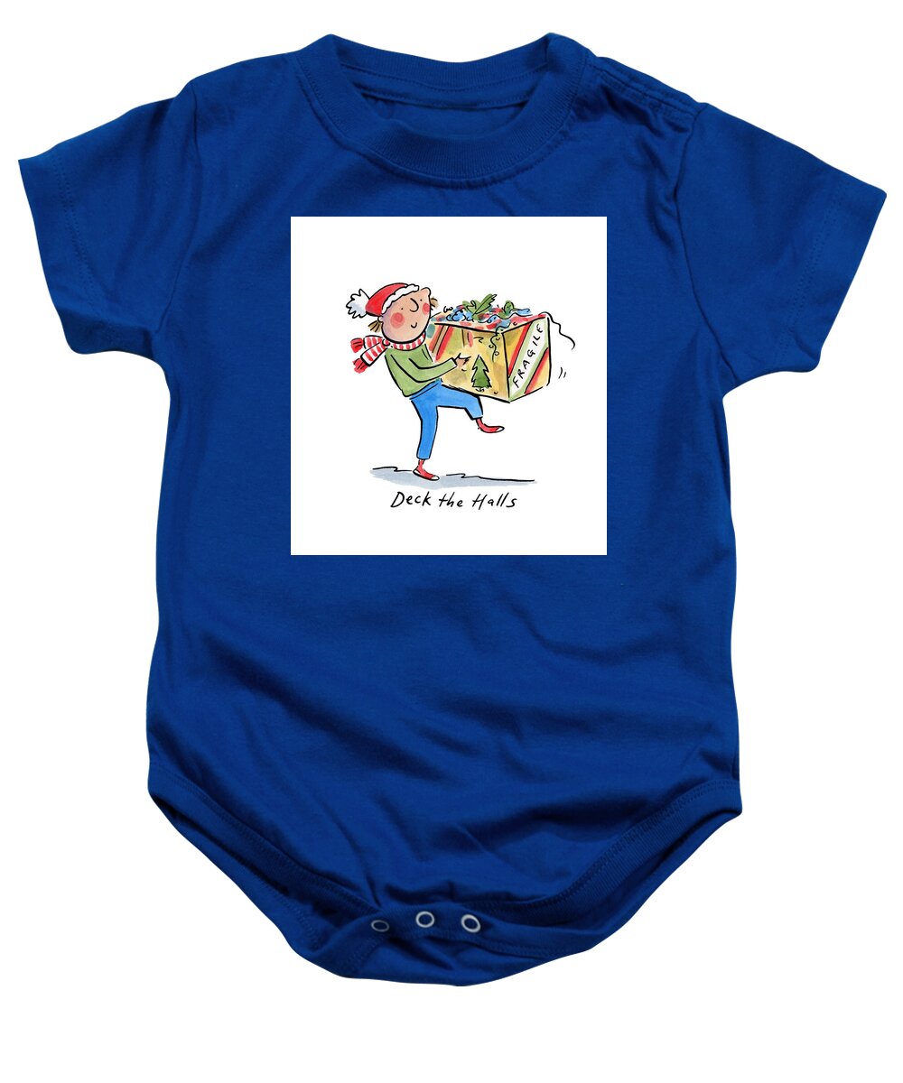 Deck the Halls - Baby Onesie