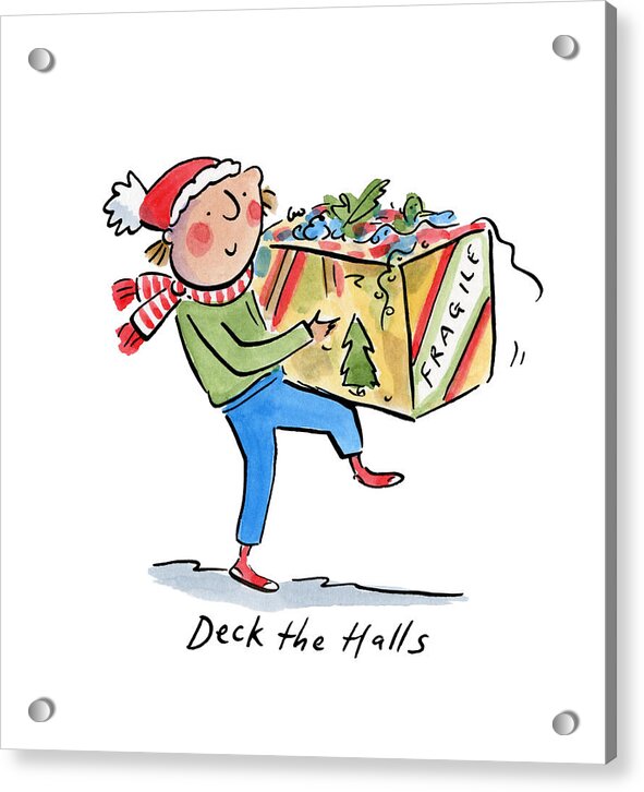 Deck the Halls - Acrylic Print