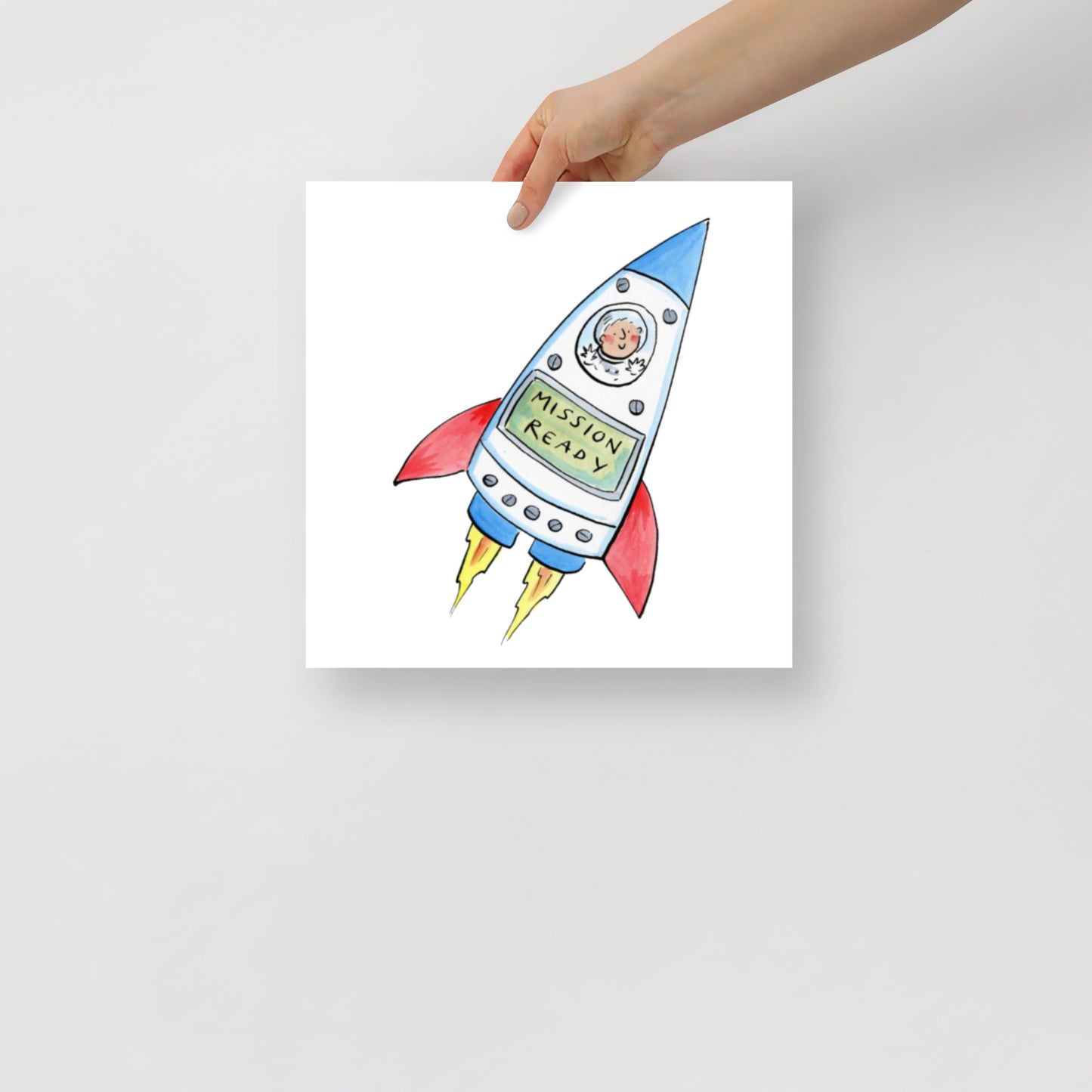 Mission Ready Illustration by Rosie Brooks Poster