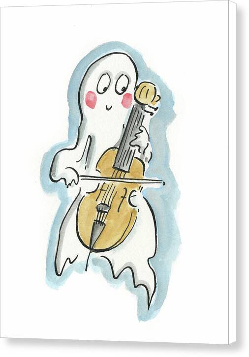Ghost Cello - Canvas Print