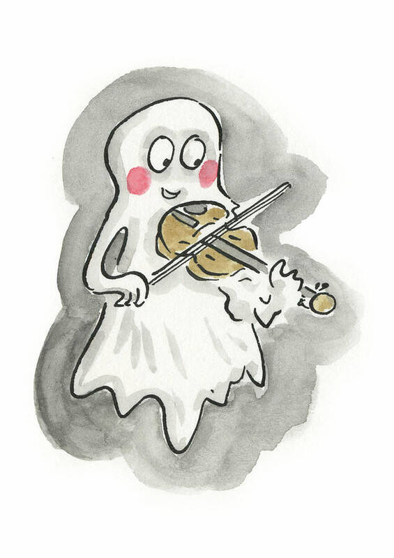 Ghost Violin - Art Print