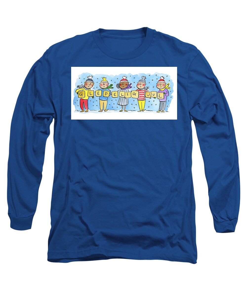 Gledelig Jul - Long Sleeve T-Shirt