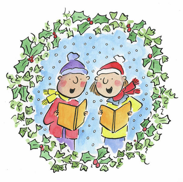 Holly and Ivy - Art Print