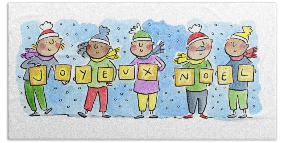 Joyeux Noel - Beach Towel