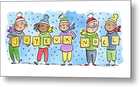 Joyeux Noel - Metal Print