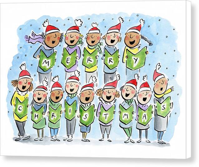 Merry Christmas - Canvas Print