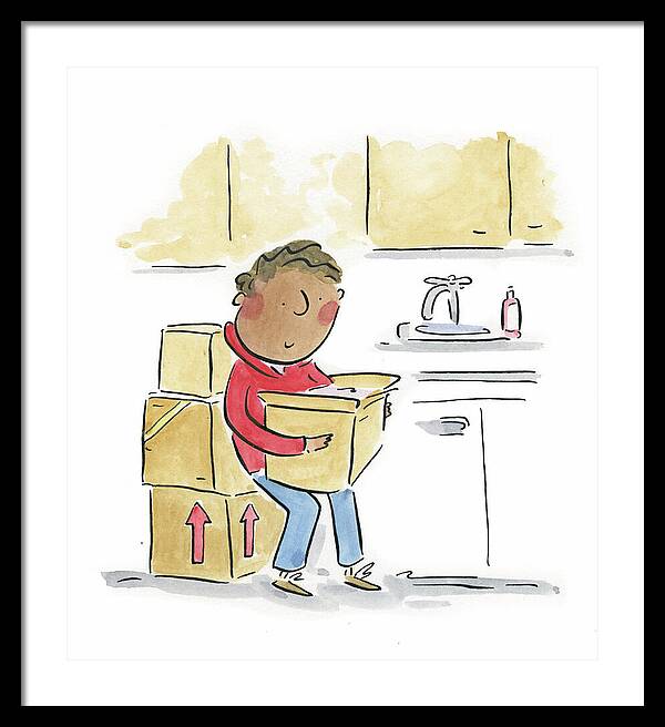 Moving House - Framed Print