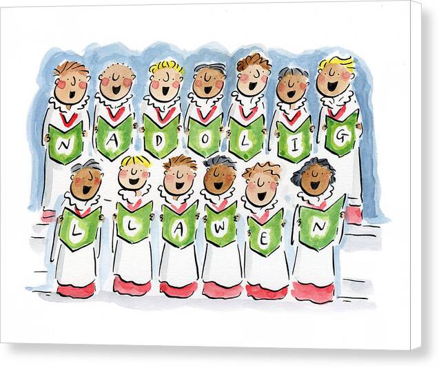 Nadolig Llawen - Canvas Print