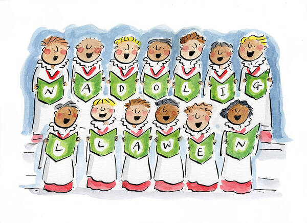 Nadolig Llawen - Art Print