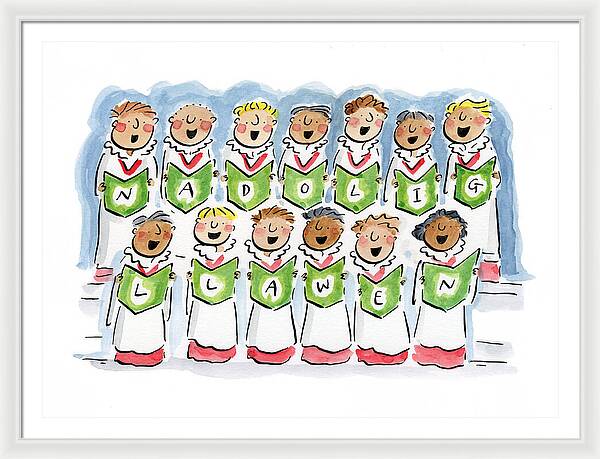 Nadolig Llawen - Framed Print