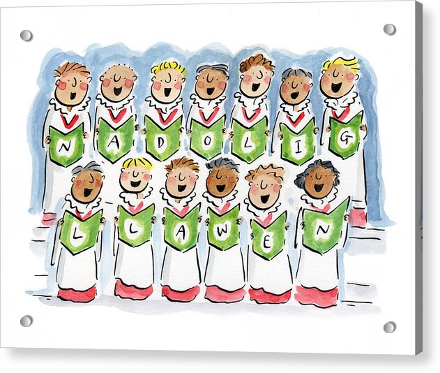 Nadolig Llawen - Acrylic Print