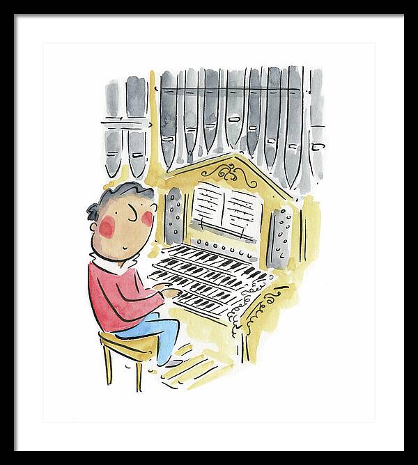 Organ - Framed Print