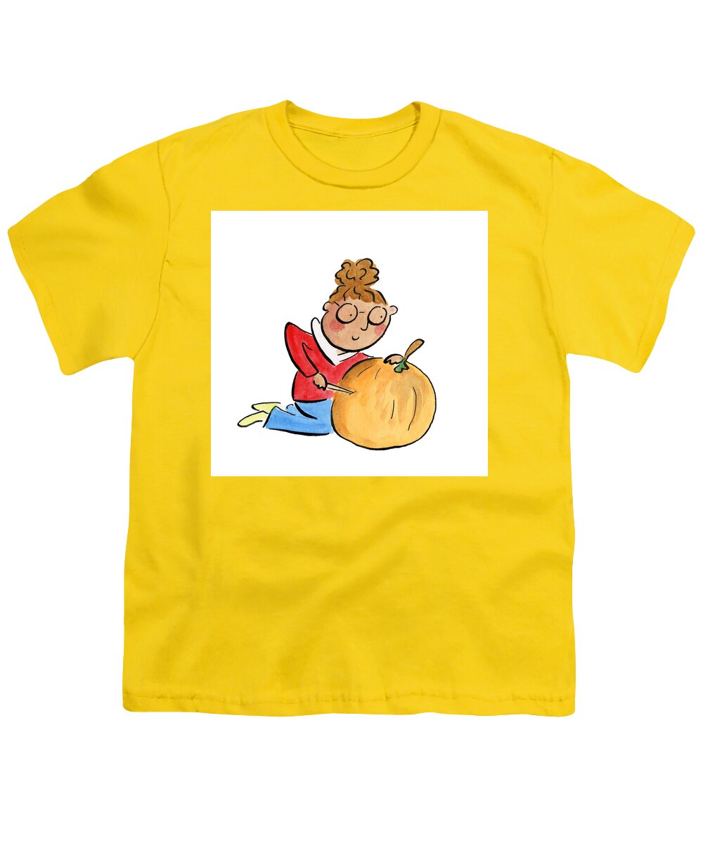 Pumpkin Carving - Youth T-Shirt