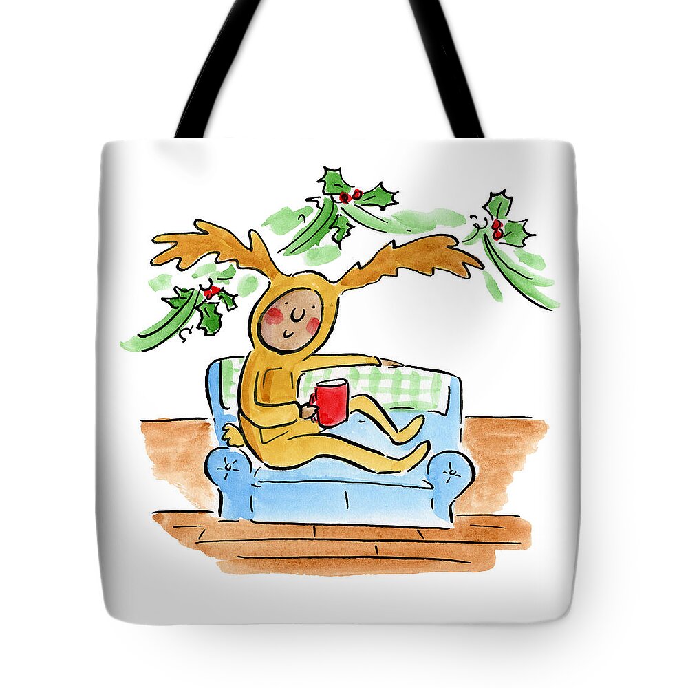 Reindeer Onesie - Tote Bag