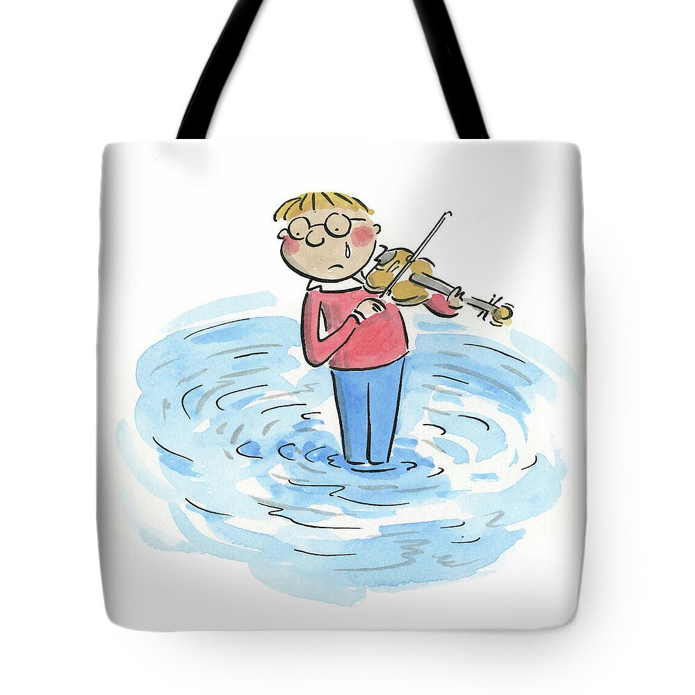 Sad Violinist - Tote Bag