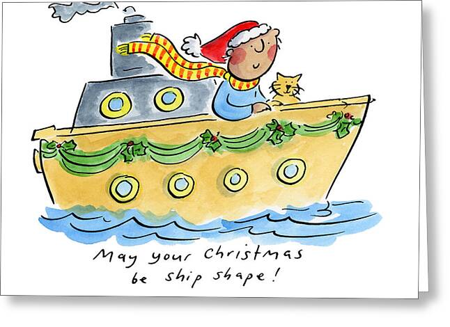 Ship Shape Christmas - Greeting Card