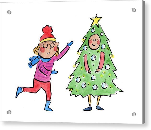 Tree Costume - Acrylic Print