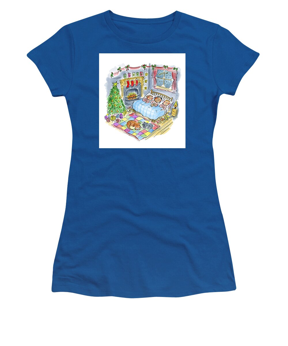 Twas the night before Christmas - Women's T-Shirt