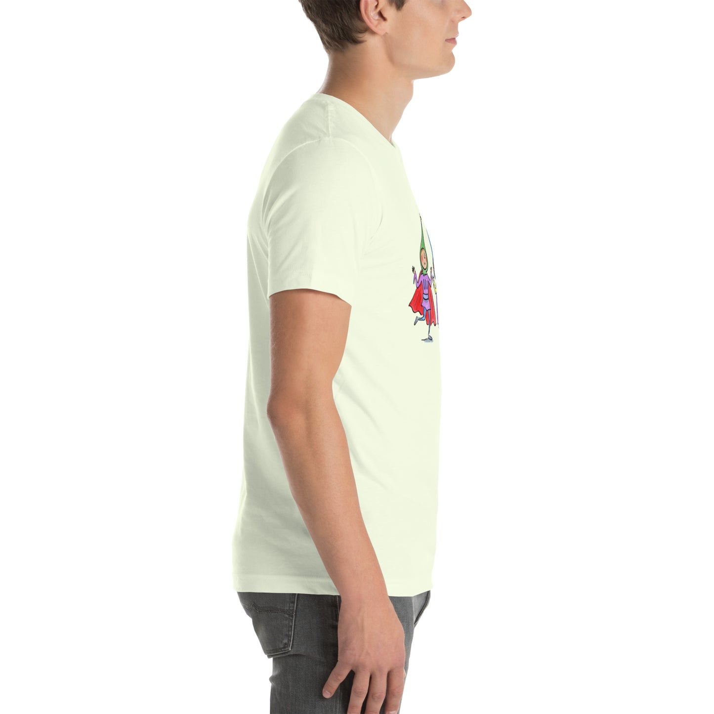 Jesters Illustration by Rosie Brooks Unisex t-shirt