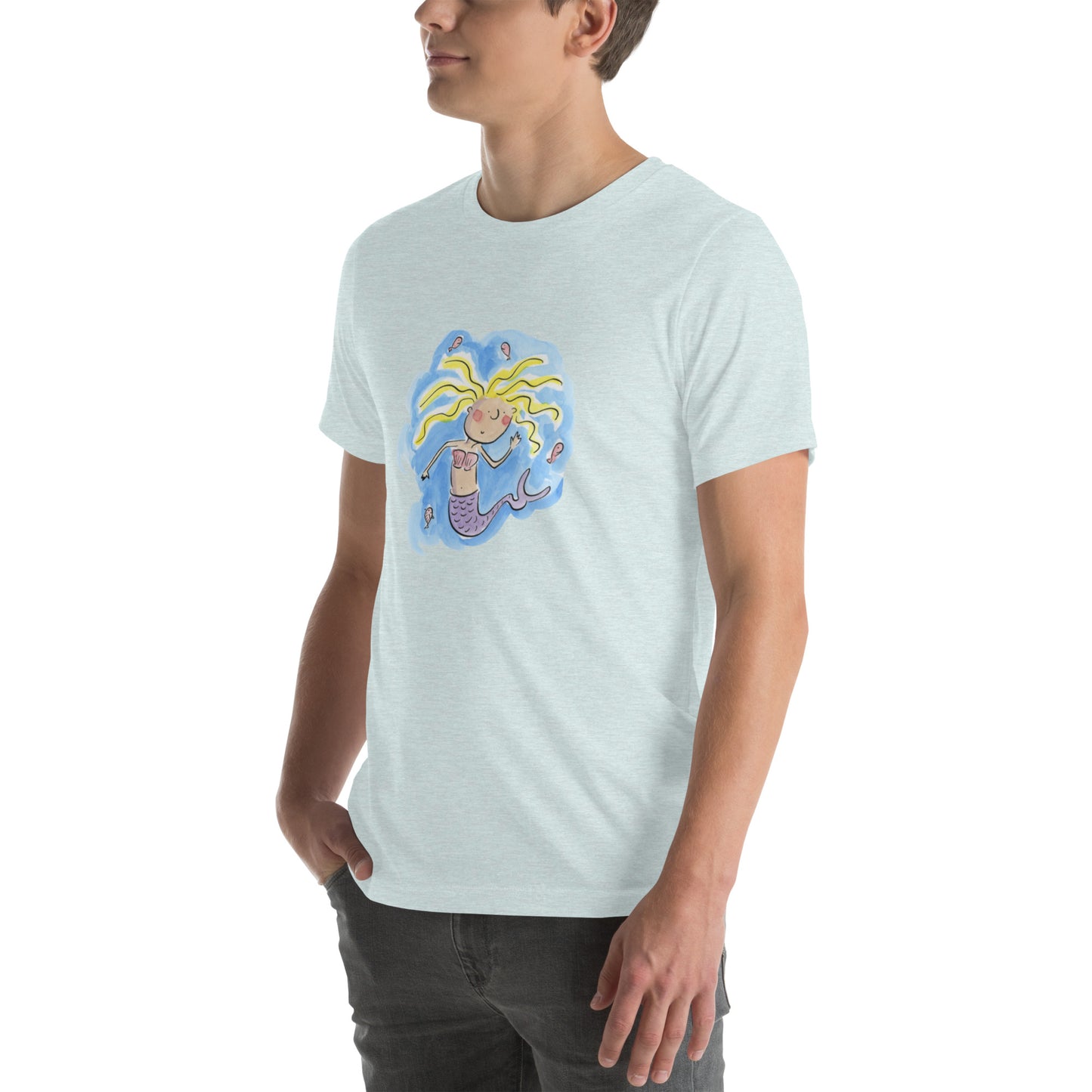 Mermaid Illustration by Rosie Brooks Unisex t-shirt