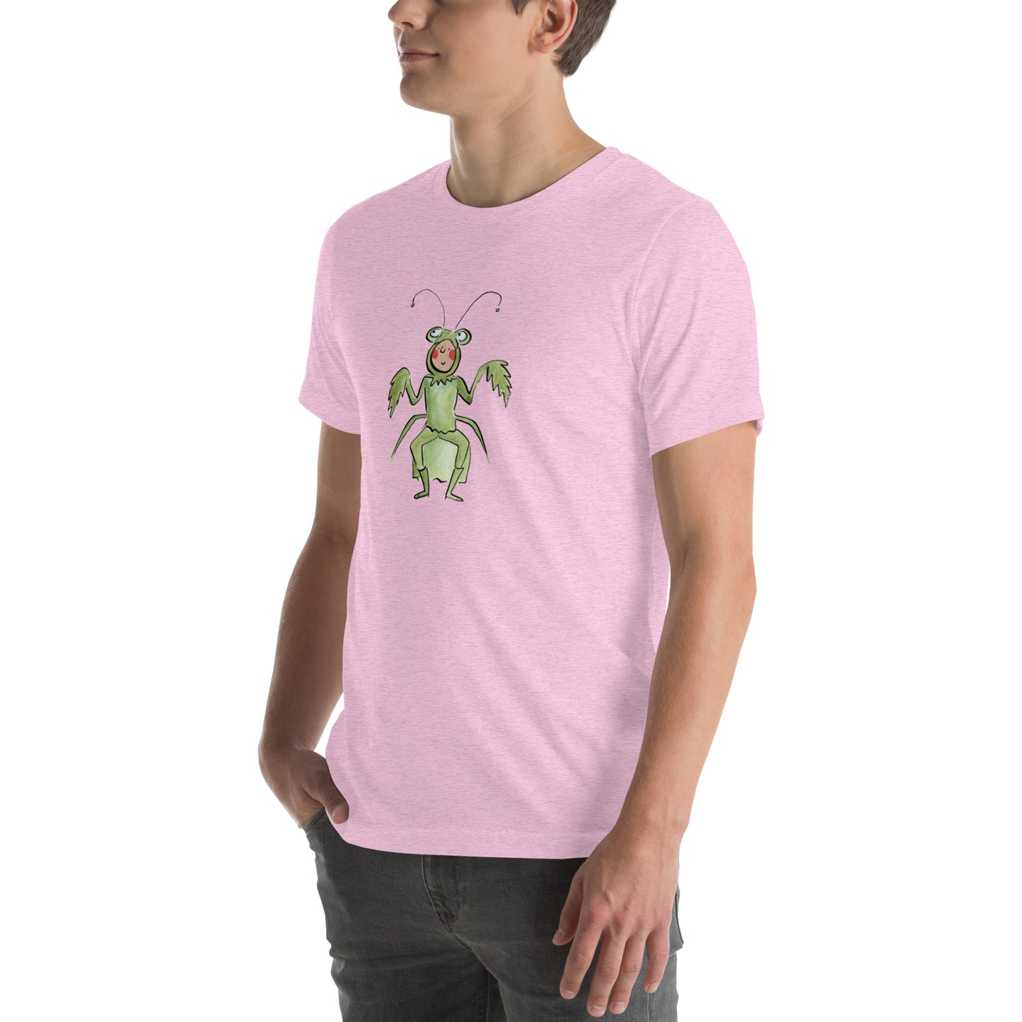 Praying Mantis Illustration by Rosie Brooks Unisex t-shirt