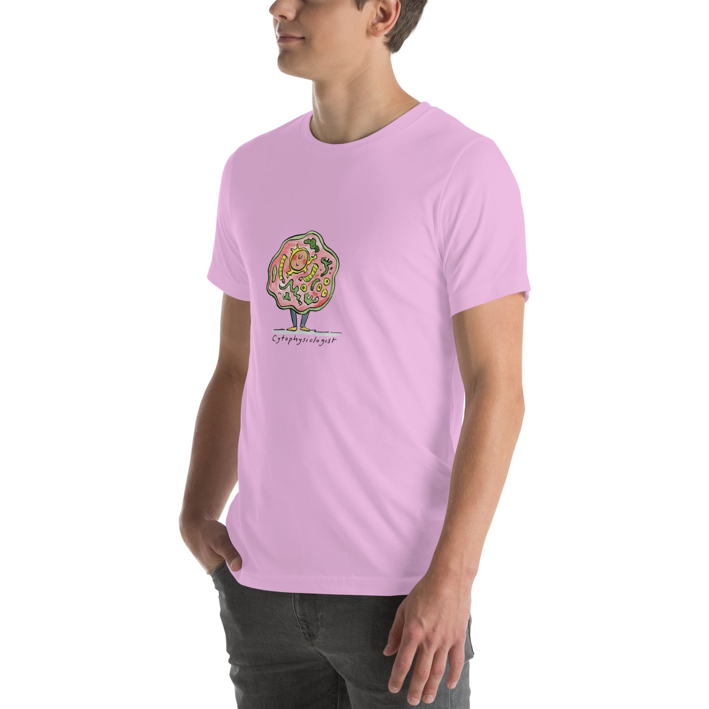Cytophysiologist Illustration by Rosie Brooks Unisex t-shirt
