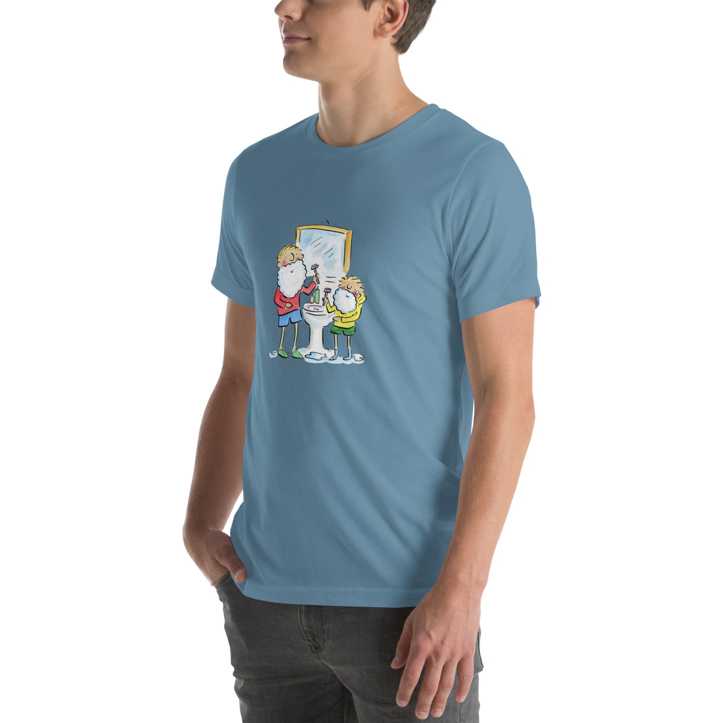 Shaving Illustration by Rosie Brooks Unisex t-shirt
