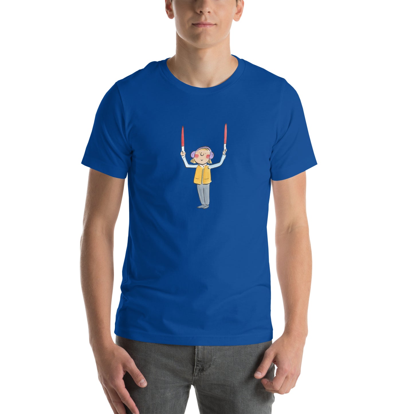 Plane Marshal Illustration by Rosie Brooks Unisex t-shirt