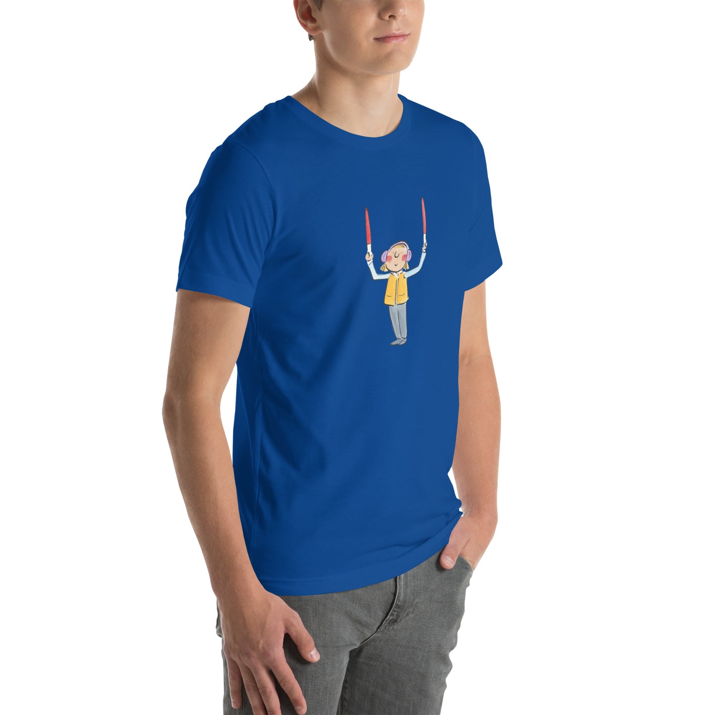 Plane Marshal Illustration by Rosie Brooks Unisex t-shirt