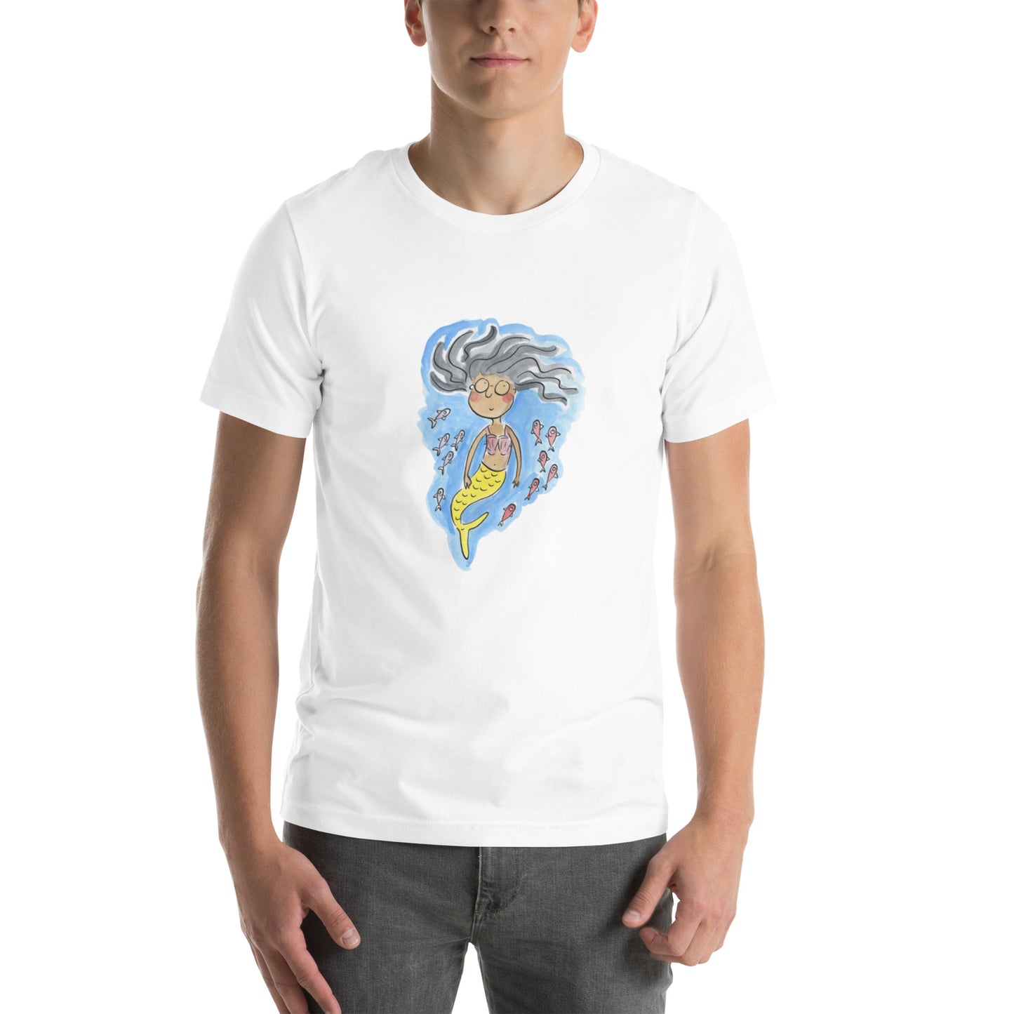 Mermaid Illustration by Rosie Brooks Unisex t-shirt