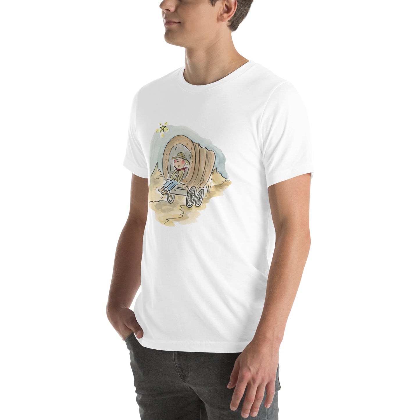 Paint your Wagon Illustration by Rosie Brooks Unisex t-shirt
