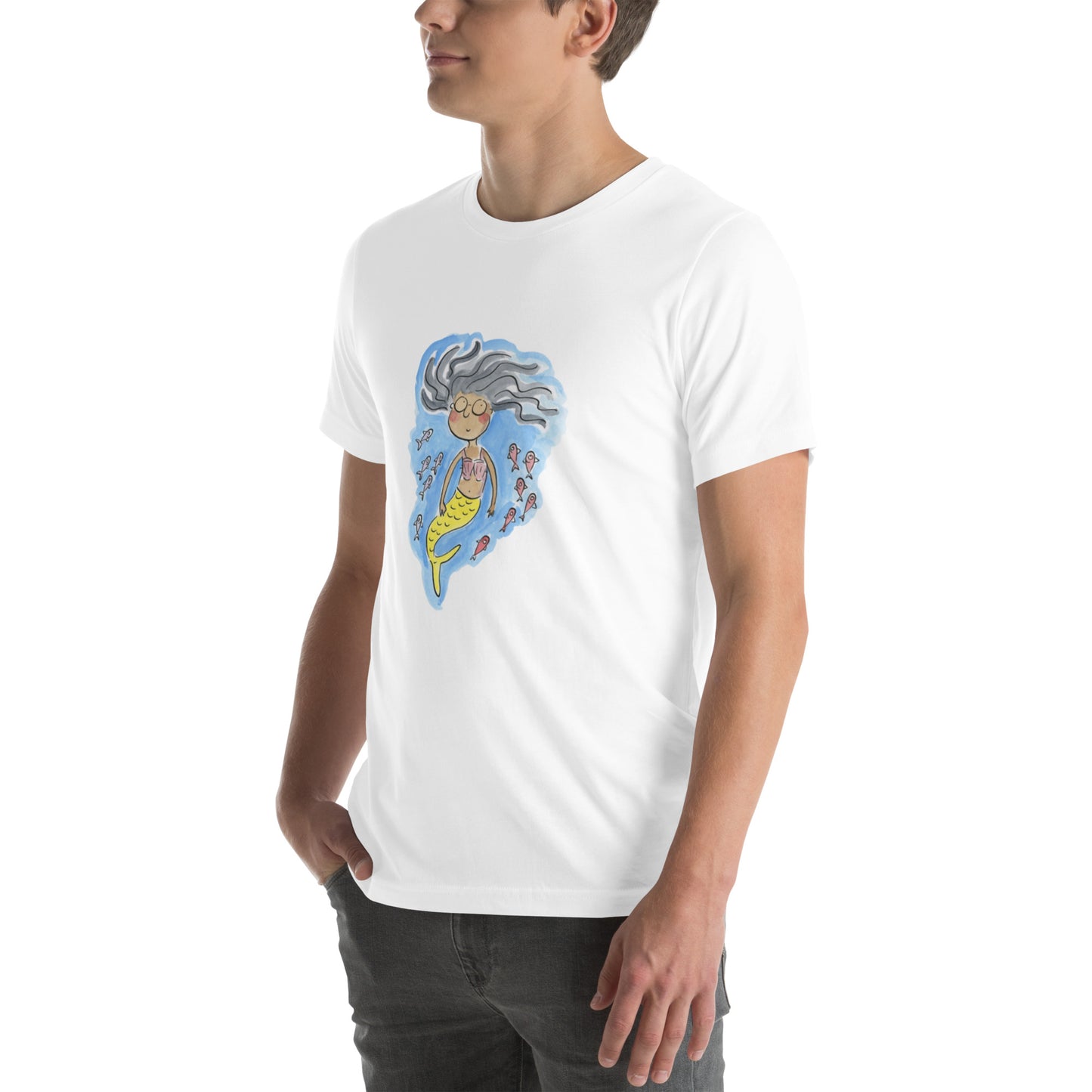 Mermaid Illustration by Rosie Brooks Unisex t-shirt