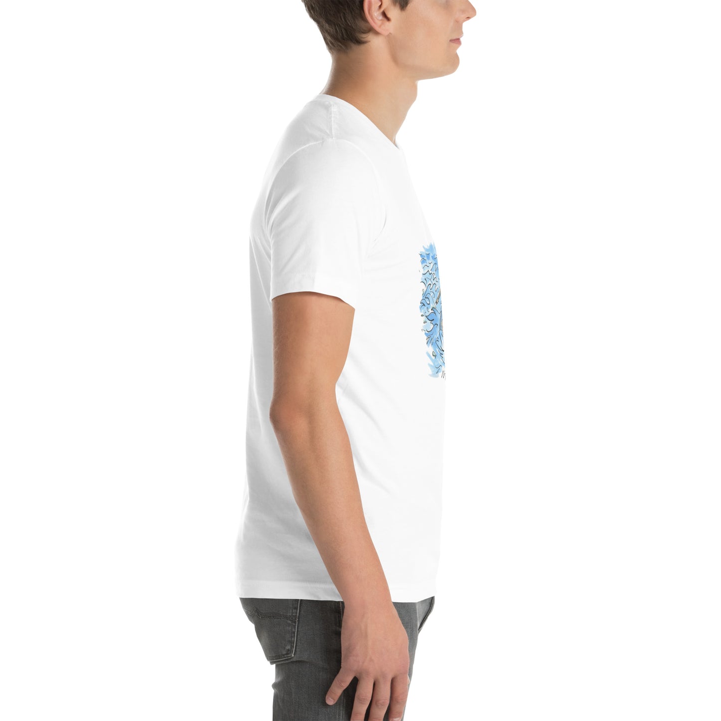 Neptune Illustration by Rosie Brooks Unisex t-shirt