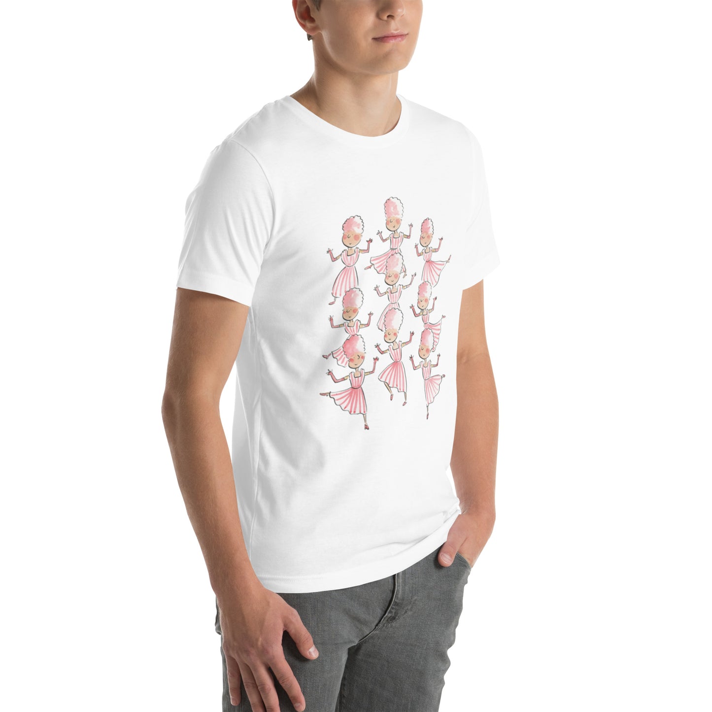 Nine Ladies Dancing Unisex t-shirt