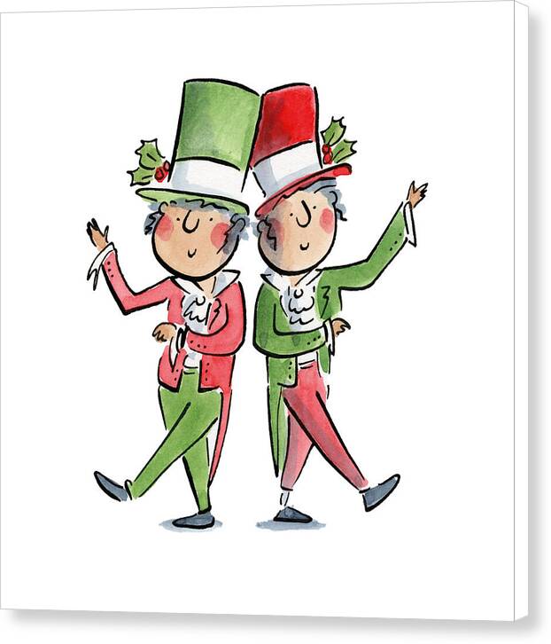 Victorian Christmas - Canvas Print